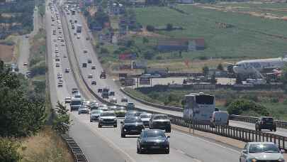 Tekirdağ-İstanbul kara yolunda bayram tatili dönüş yolculuğu başladı