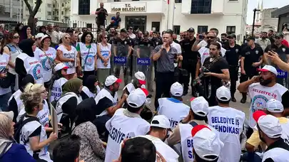 Memur-Sen'den Iğdır’da oturma eylemi: Belediyedeki işten çıkarmalara tepki gösterdiler