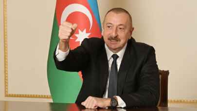 Aliyev'den maç öncesi A Milli Takımımıza destek: Yaşasın Türk dünyası