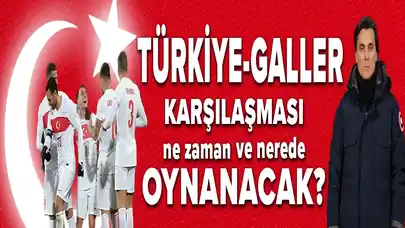 Türkiye-Galler maçı ne zaman? Türkiye-Galler maçı nerede oynanacak?