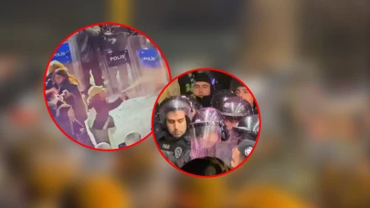 Taksim'de izinsiz yürüyüş yapmak isteyen eylemciler, polise biber gazı sıktı