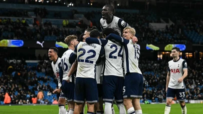 Tottenham, Manchester City'nin kabusu olmaya devam ediyor! Deplasmanda 4 gollü galibiyet