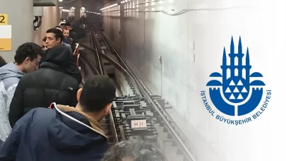 İstanbul’da metro 5 durak boyunca durmadı, yolcular raylarda yürümek zorunda kaldı