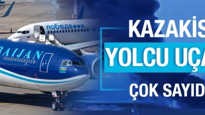 Kazakistan'da yolcu uçağı düştü