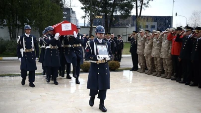 Bursa'da şehit olan Uzman Çavuş Yaşar için tören düzenlendi