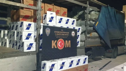 Afyonkarahisar'da 2,9 milyon sahte makaron yakalandı