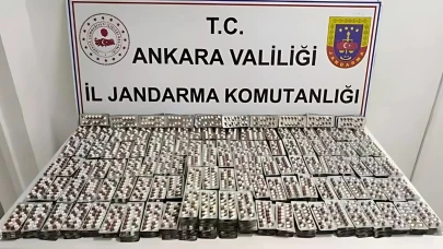 Ankara'da uyuşturucu operasyonu: 7 bin 650 hap ele geçirildi