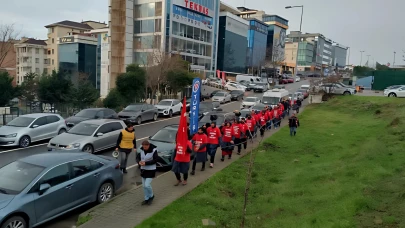 Polonez işçilerinin Kartal Adliyesi'ne yürüyüşü devam ediyor!