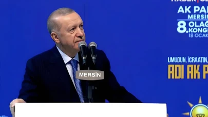 Cumhurbaşkanı Erdoğan, AK Parti Mersin İl Kongresi'nde konuşuyor