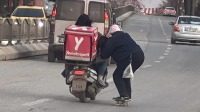 Edirne'de tehlikeli yolculuk: Görenler gözlerine inanamadı