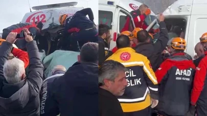 Erzurum'da ambulans kazası! 3 yaralı