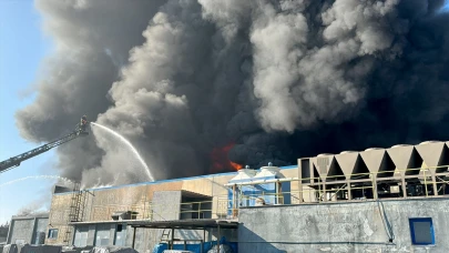 Kırklareli ’nde oyuncak fabrikasında yangın çıktı