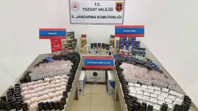 Yozgat ’da 17 bin 800 kaçak makaron ele geçirildi