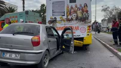 İstanbul’da otomobil İETT otobüsüne çarptı: 3’ü çocuk 8 yaralı!