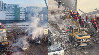 Konya'da çöken binadan 3 kişi kurtarıldı! Enkazdaki 2 kişi aranıyor