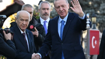 Cumhurbaşkanı Erdoğan, MHP Genel Başkanı Devlet Bahçeli ziyareti