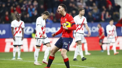 Osasuna ve Rayo Vallecano, 1-1 berabere kaldı