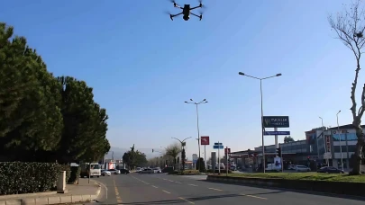 Drone destekli trafik denetimlerinde 14 sürücüye cezai işlem uygulandı!