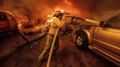 Los Angeles'ta şok olay: Yangın çıkarmaya çalışan adam yakalandı!