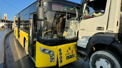 Başakşehir’de feci kaza: 3 otobüs ve 1 mikser aracı çarpıştı