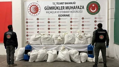 Kapıkule'de 217 kilogram uyuşturucu madde ele geçirildi!