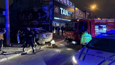 Bursa'da trafik kazası: 1 kişi hayatını kaybetti, 3 yaralı