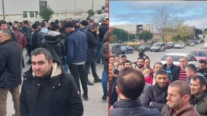 Kocaeli Sanikey'de işçiler eylem yapıyor! Üretim durdu, maaşlar yatmıyor