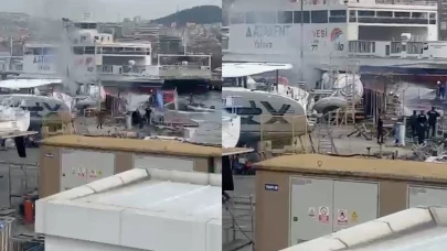 Pendik Marina'da yangın çıktı!