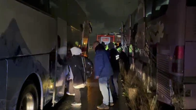 Şoförü kalp krizi geçiren otobüs kaza yaptı: Bir kişi hayatını kaybetti