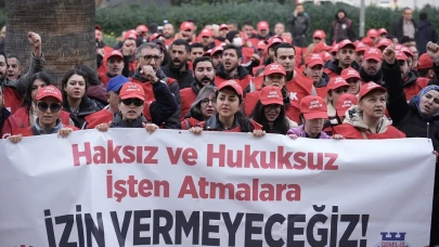 İzmir Büyükşehir Belediyesinde eylem sürüyor: Ücretsiz izne çıkarılan 158 işçi için hak arayışı!