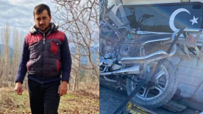 Burdur'da acı kaza: Motosikletten düşen genç can verdi