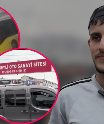 Sultanbeyli'de otomobil ile İETT otobüsüne motosiklet çarptı!