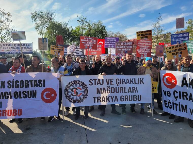 Staj ve Çıraklık Mağdurları! 2