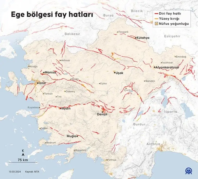 MTA aktif fay haritası güncellendi! İşte detaylar 4