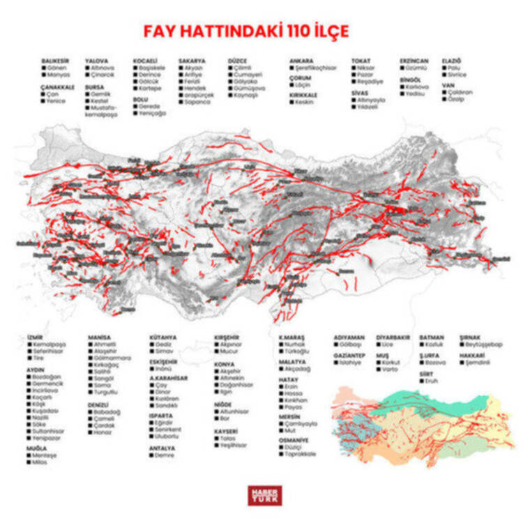 MTA aktif fay haritası güncellendi! İşte detaylar 3