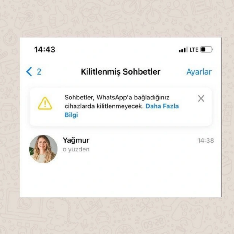 WhatsApp'ta yeni özellik! İşte sohbet kilitlemenin detayları 1