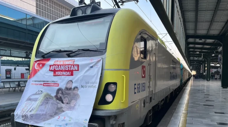 İyilik Treni Afganistan’a ulaştı: 730 ton yardım malzemesi dağıtılacak