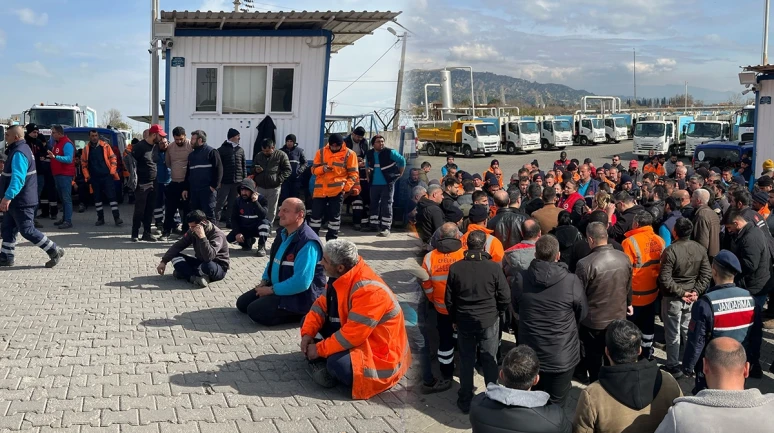 Maaşını alamayan işçilere mobbing!