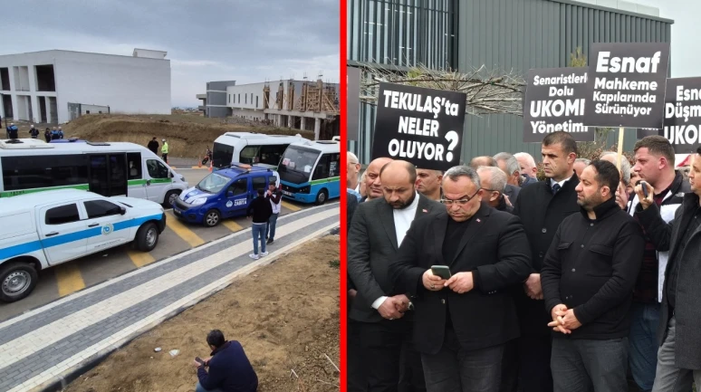 Tekirdağ'da minibüsçülerden eylem: Kontak kapattılar