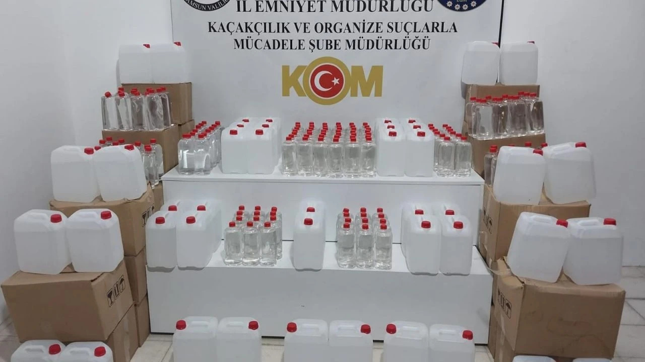 1000 Litre Etil Alkol Ele Gecirildi