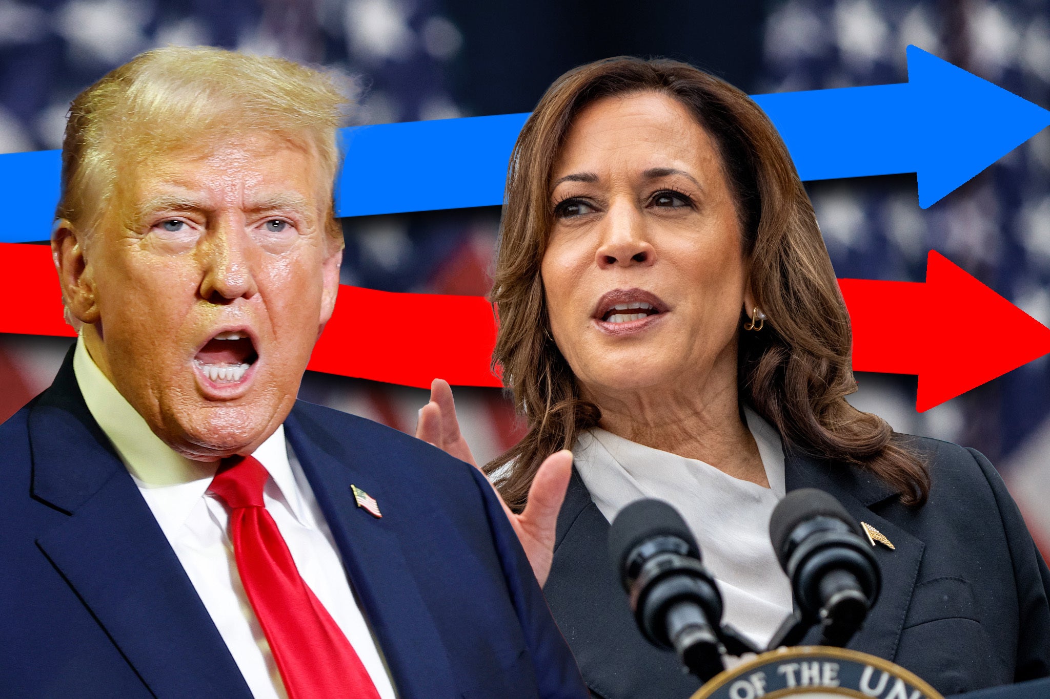 Harris vs Trump: Who's leading in the presidential polls | The Independent