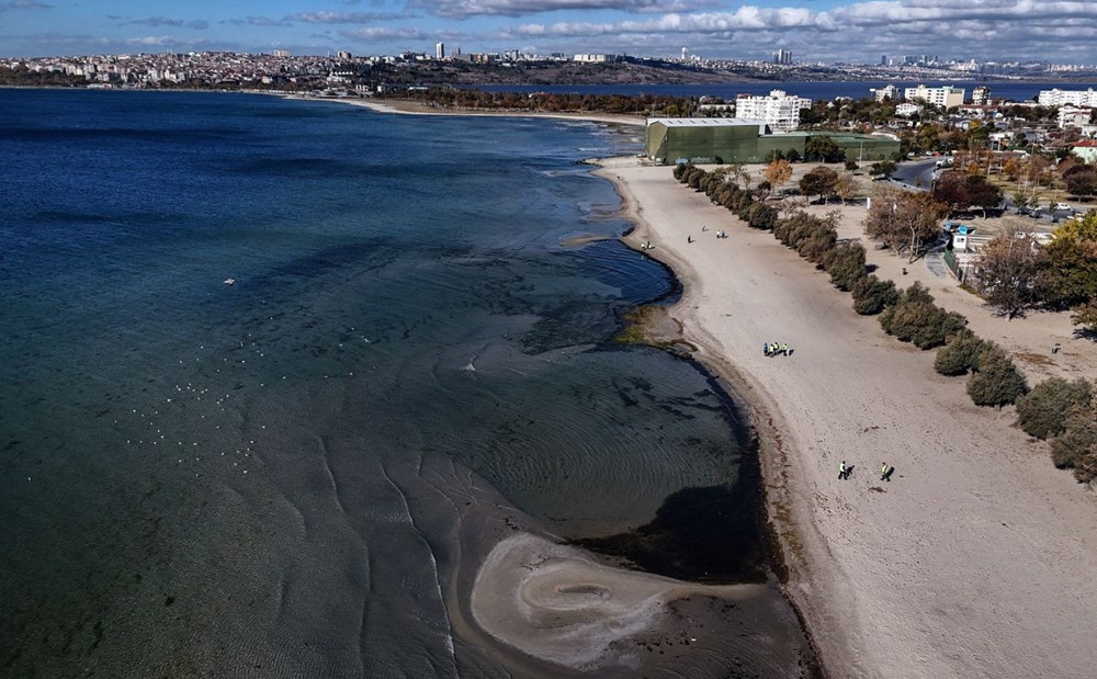 İstanbul'da deniz suyu çekildi | "Böylesini hiç görmedik" - 8