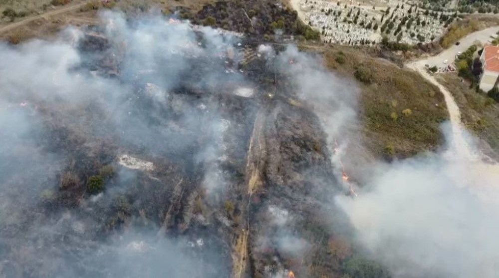 Çanakkale'de orman yangını: Havadan ve karadan müdahale ediliyor - 3