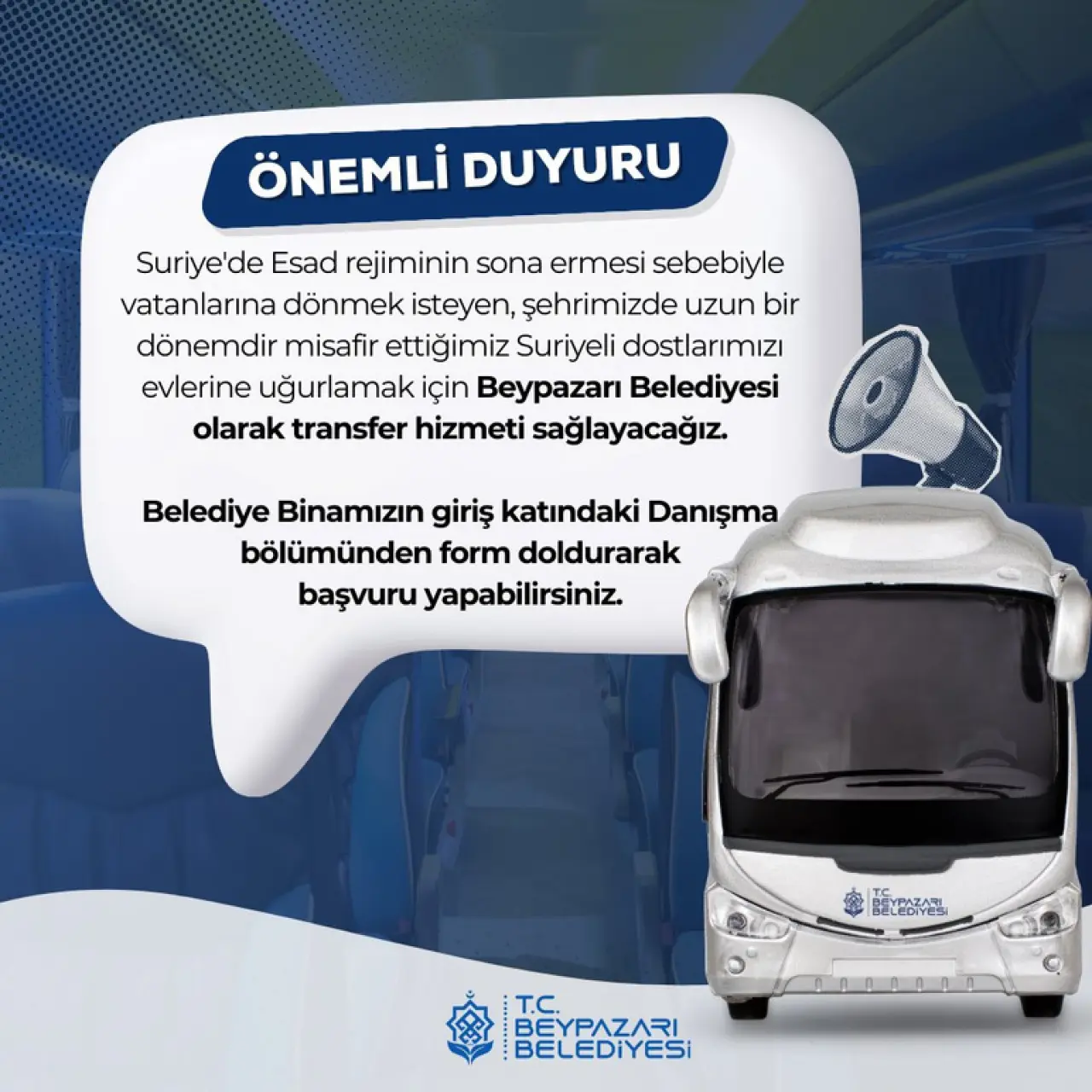 Suriyelilerin geri dönüşü için Ankara’da ilk adımı Beypazarı Belediyesi attı