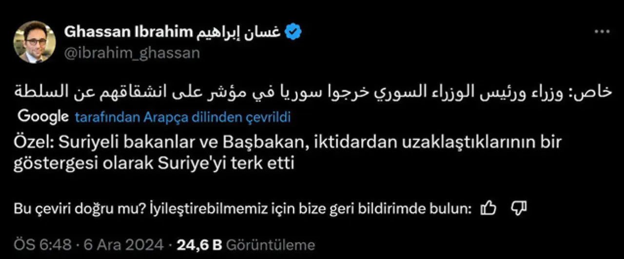 Dünya Gündemini Sarsacak İddia: 'Esad Suriye'den Kaçtı!' - Resim : 1