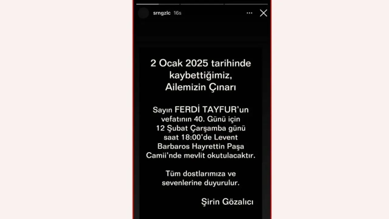 Ferdi Tayfur’un Yeğeninden Büyük Vefa, 'Tüm Sevenlerine Duyurulur' Dedi ve Tarih Verdi - Resim : 4