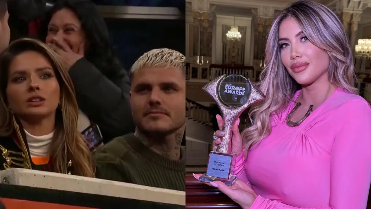 Mauro Icardi y la China Suárez, juntos en la cancha, mientras Wanda Nara  recibía el premio a Mujer del Año: los videos - Infobae