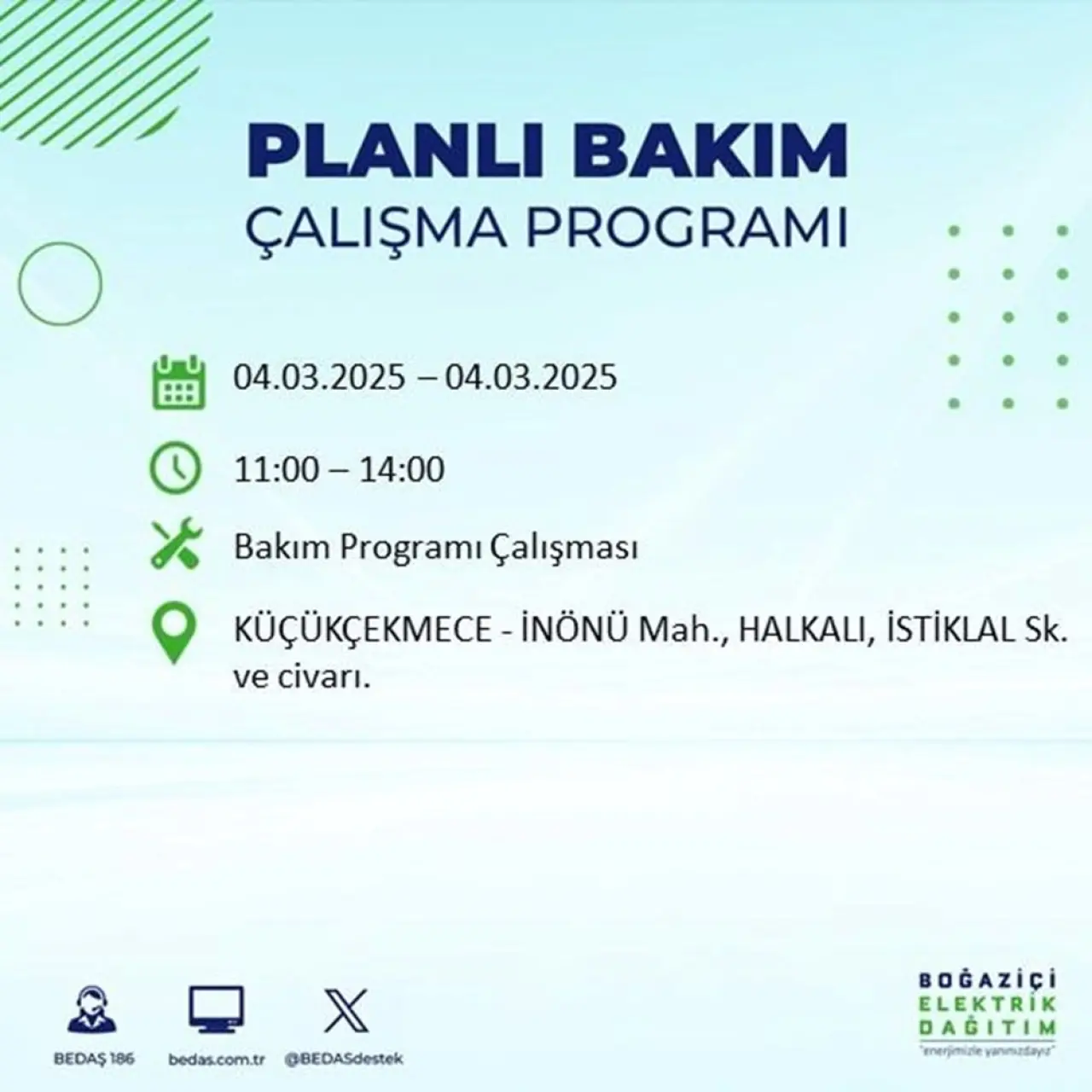 Bu ilçelerde oturanlar dikkat! İstanbul'un 21 ilçesinde elektrik kesintisi (4 Mart BEDAŞ planlı kesinti programı) - 49