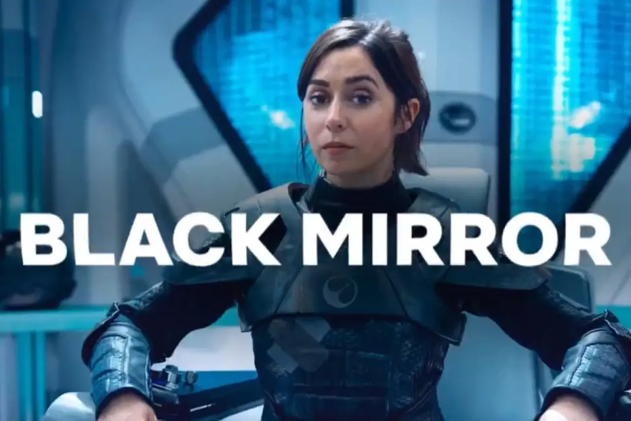 Cristin Milioti in Black Mirror season 7 sat in a spaceship