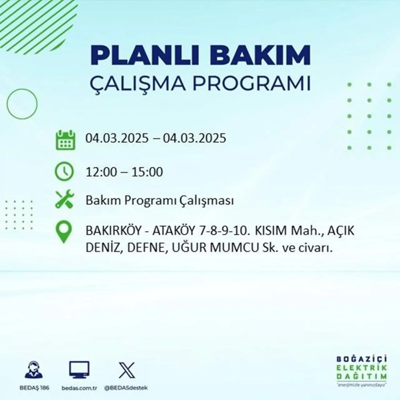 Bu ilçelerde oturanlar dikkat! İstanbul'un 21 ilçesinde elektrik kesintisi (4 Mart BEDAŞ planlı kesinti programı) - 17